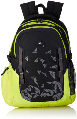 

Fastrack A0677NNE01 31.86 L Backpack(Black, Green), Black;yellow
