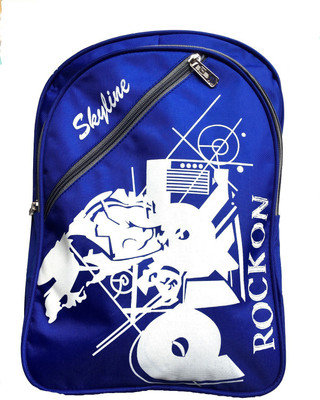 

lavya 002 Waterproof School Bag(Blue, 21 L)