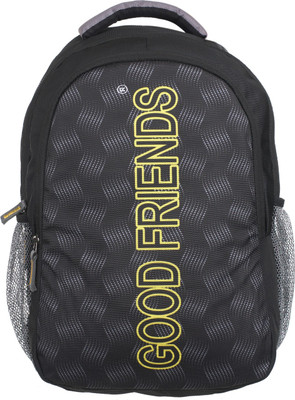 

Good Friends lightweight Digital Printed 18 inch 30 Laptop Backpack(Black)