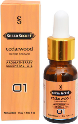 

SHEER SECRET CEDARWOOD AROMATHERAPY ESSENTIAL OIL 15ML(15 ml)