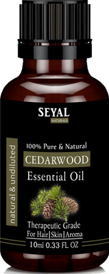 

Seyal Cedarwood Essential Oil 100% Pure & Organic Therapeutic Grade Undiluted For Hair, Skin, Aroma(10 ml)