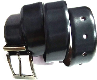 

MckayBull Men Formal Black Genuine Leather Reversible Belt