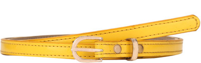 

Aditi Wasan Women Casual Yellow Artificial Leather Belt