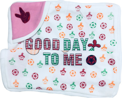 

SONAHITA Printed, Striped  AC Blanket(Polyester, Pink