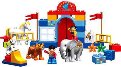 

Planet of Toys Circus Building Blocks (39 Pcs)(Multicolor)