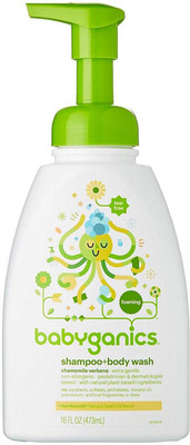 

Babyganics Shampoo , Body Wash - Chamomile Verbena - 16 oz(473 ml)
