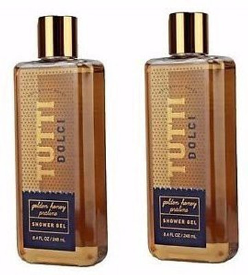 

Bath & Body Works Set of 2 Tutti Dolci Golden Honey Praline Shower Gel 10 Ounce Body Wash Set(283 ml)