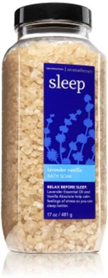

Bath & Body Works Aromatherapy Lavender Vanilla Bath Soak 17 Ounce(481 g)