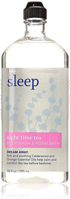 

Bath & Body Works Sleep Night Time Tea Body Wash & Foam Bath 10 Oz(295 ml)