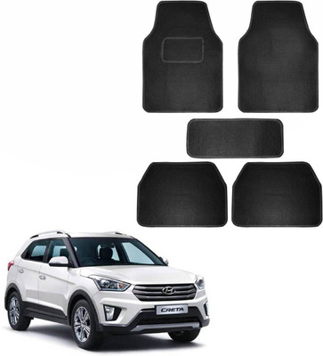 SHOOLIN Fabric Standard Mat For  Hyundai Creta(Black)