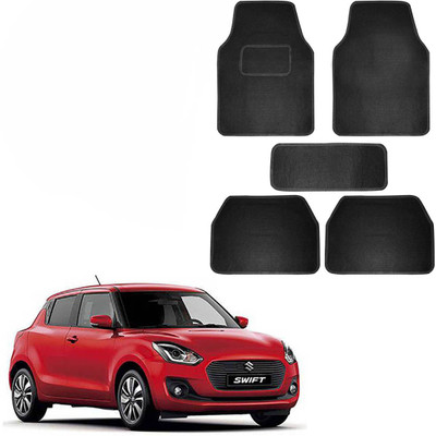 SHOOLIN Fabric Standard Mat For  Maruti Suzuki Swift(Black)