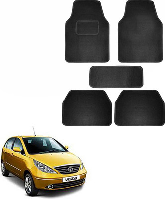SHOOLIN Fabric Standard Mat For  Tata Vista(Black)