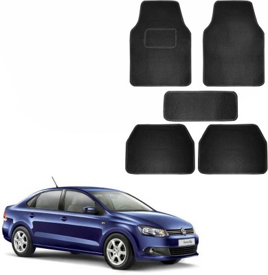 SHOOLIN Fabric Standard Mat For  Volkswagen Vento(Black)