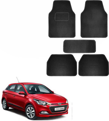 SHOOLIN Fabric Standard Mat For  Hyundai Elite i20(Black)