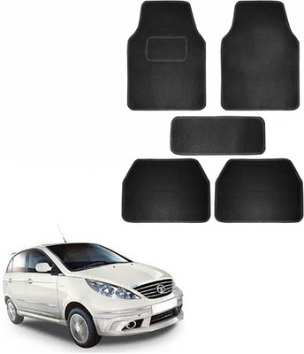 SHOOLIN Fabric Standard Mat For  Tata Indica Vista(Black)
