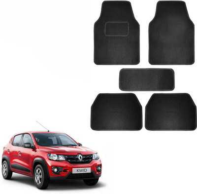 SHOOLIN Fabric Standard Mat For  Renault Kwid(Black)