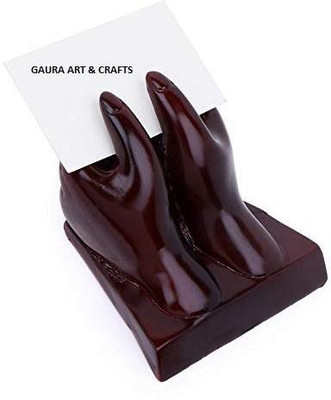 

Gaura Art & Crafts 6 Card Holder(Set of 1, Brown)