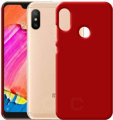 CASE CREATION Back Cover for Redmi Note 6 Pro(Red, Shock Proof, Pack of: 1)