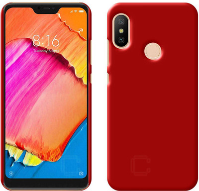 CASE CREATION Back Cover for Mi Redmi Note 6 Pro(Red, Hard Case, Pack of: 1)