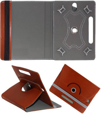 Cutesy Flip Cover for Iberry Bt07 7inch Bt-07 7.0(Brown, Cases with Holder)