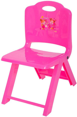 

Baybee Cartoon Painted Foldable Baby Pink Chair,Strong and Durable Plastic Chair for Kids/Plastic Study Chair | Perfect Chair for Playrooms, Feeding Chair, Schools, Daycares and Home for Kids|(Pink)