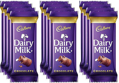 

Cadbury Dairy Milk Chocolate Bar, 55 g Maha Pack (Pack of 12) Bars(Pack of 12, 660 g)