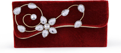 

Carnival Party Maroon Clutch