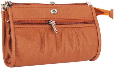 

GRAH SANGRAH Casual Tan Clutch