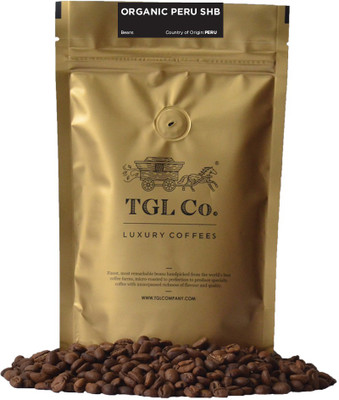 

TGL Co. Organic Peru SHB 100% Arabica Roasted Coffee Beans Roast & Ground Coffee(100 g)
