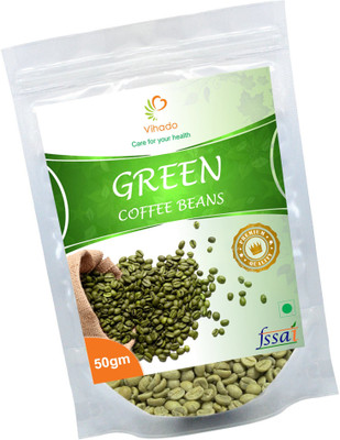 

Vihado Premium Quality Green Coffee Beans 100% Pure & Natural Organic 1 Pack of Instant Coffee 50 g(Green Coffee Flavoured)