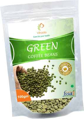 

vihado Pure Arabica Green Coffee Beans For Weight Loose Naturally In Just 8 Weeks/ Green Coffee Beans / Green Coffee / Green Coffee For Weight Loss For Both Men & Women Instant Coffee 100 g(Green Coffee Flavoured)