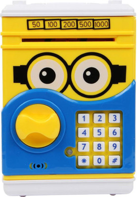

Yuvraj Creation Coin Bank ATM 16 Coin Bank(Yellow)