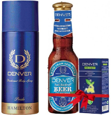 

Denver PRIDE & ANTI DANDRUFF BEER SHAMPOO(Set of 2)