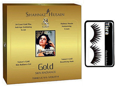 

tiara Eyelashes & Shahnaz Husain Gold Faical Kit(Set of 2)