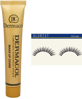 

glorist eyelashesh and DERMACOL 207 Foundation(Set of 2)