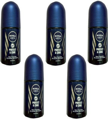 

Nivea PROTECT & CARE ROLL ON DEODORANT 25ML Deodorant Roll-on - For Men(25 ml, Pack of 5)