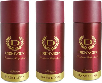 

Denver HONOUR Deodorant Spray - For Men(495 ml, Pack of 3)