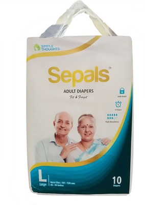 

SEPALS disposable diaper Adult Diapers - L(10 Pieces)