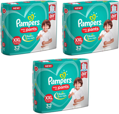 

Pampers XXL-32, COMBO OF 3 PACKS, TOTAL 96 PANTS - XXL(96 Pieces)