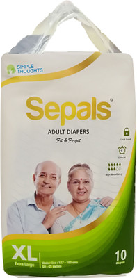 

SEPALS disposable diaper Adult Diapers - XL(10 Pieces)