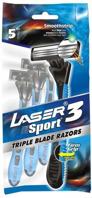 

Laser Sport 3 Disposable Razor(Pack of 3)