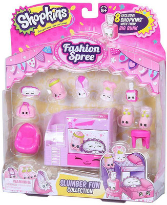

Moose Toys Shopkins Fashion Pack Slumber Fun Collection(Pink)