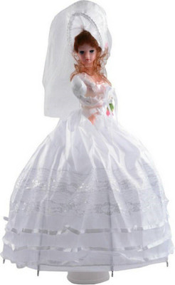 

Bluwings Beautiful Umbrella Musical Rotable Princess Doll(Minimum Age 3yrs)(White)