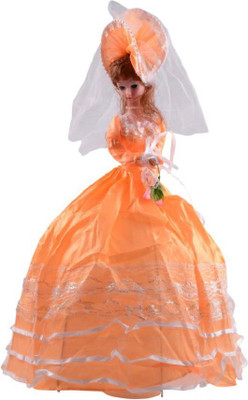 

Bluwings Umbrella Musical Rotating Princess Doll (Minimum Age 3 years)(Orange)