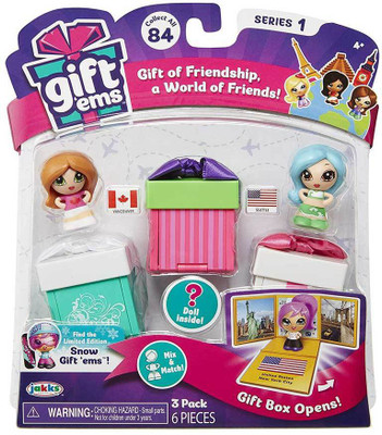 

Jakks Gift 'Ems Transforming Gift Boxes (3 Pack) Assorted(Multicolor)