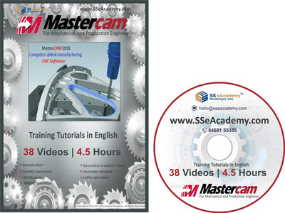 

SS eAcademy Mastercam 2018 CAD I CAM DVD in English(CD)