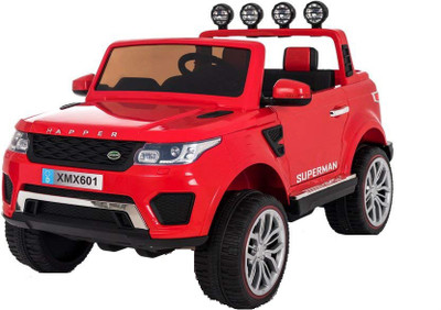 

Baybee Range Rover Evoque Sport Battery Operated Ride On Bike for Kids with Music, Horn, Headlights | 50 Kg Weight Capacity and Age 2 and Up Year Olds Girls Boys -- Red Car Battery Operated Ride On(Red)