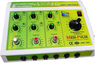 

MEDI-PLUSE 6CH TIMER TENS & MS 6CH PAIN RELIVER MACHINE WITH TIMER ( CE & IS0-13485 ) Electrotherapy Device(6CH TIMER)