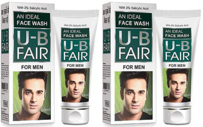 

U-B Fair An Ideal Face Wash For MEN Extra 10% Off Face Wash(120 ml)