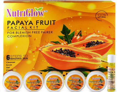 

NutriGlow Papaya Fruit Facial Kit 260 g